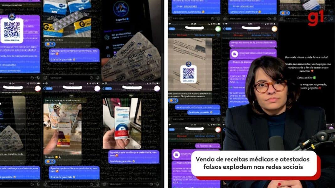 Remédios, receitas e atestados médicos falsos viram negócio nas redes Remédios, receitas e atestados médicos falsos viram negócio nas redes sociais