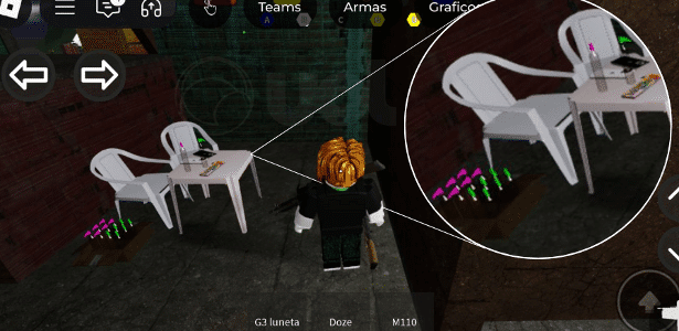 Roblox deixa crianças diante de lança perfume e job: 'Ninguém Objetos simulam tubos de lança perfume a venda dentro de um servidor na plataforma Roblox