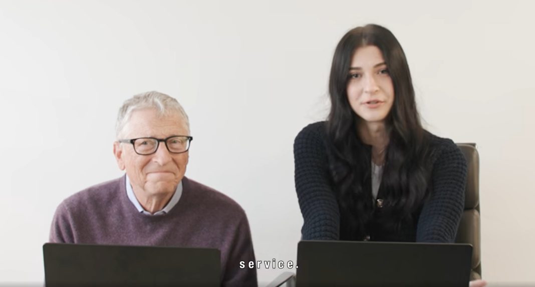 Bill Gates trabalha por um dia no SAC da startup Bill Gates trabalha por um dia no SAC da startup da filha