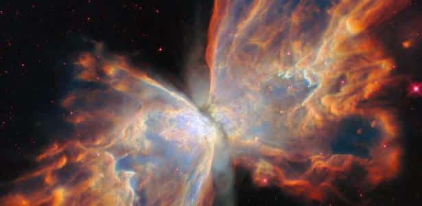 'Coração' de borboleta cósmica pode revelar informações sobre planetas Imagem da Nebulosa Borboleta
