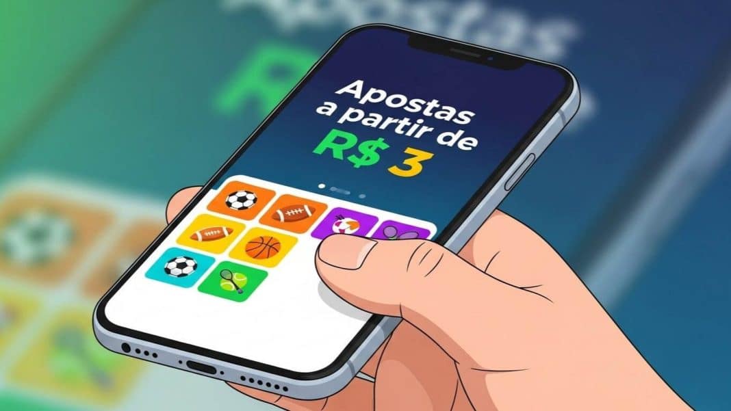 Plataformas de 3 reais | Apostas
