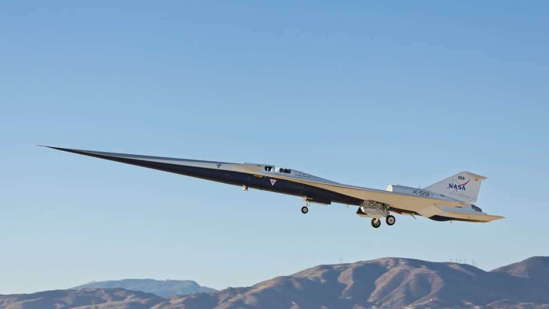 Avião supersônico da NASA conclui voo inaugural; confira imagens