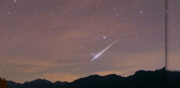 Chuva de meteoros 20 vezes maior que o normal vai Meteoro Órion