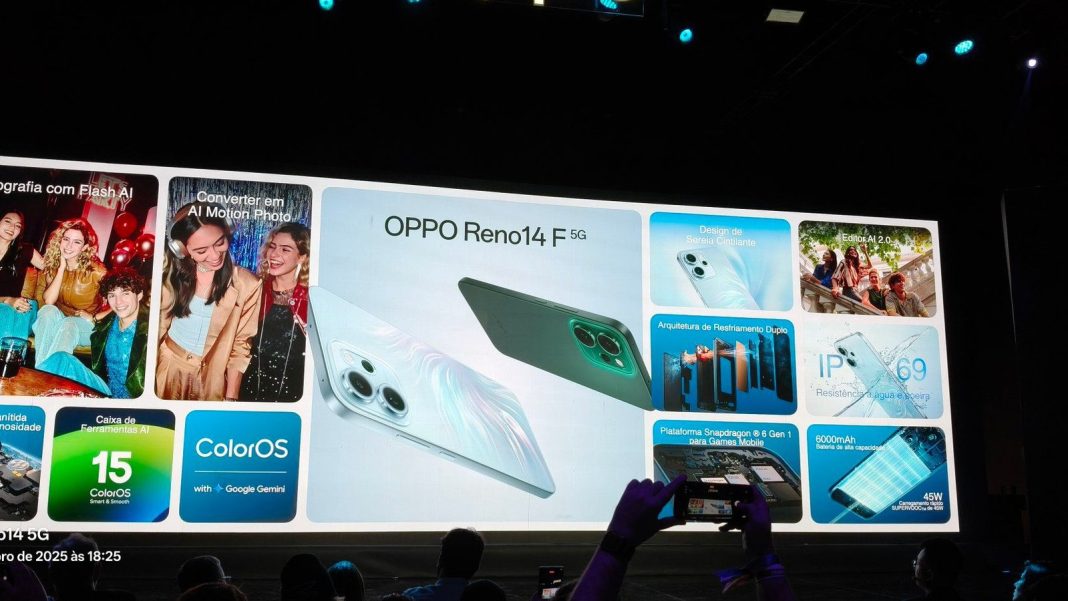 Oppo Reno 14: intermediário premium chega ao Brasil por até R$ 5 mil