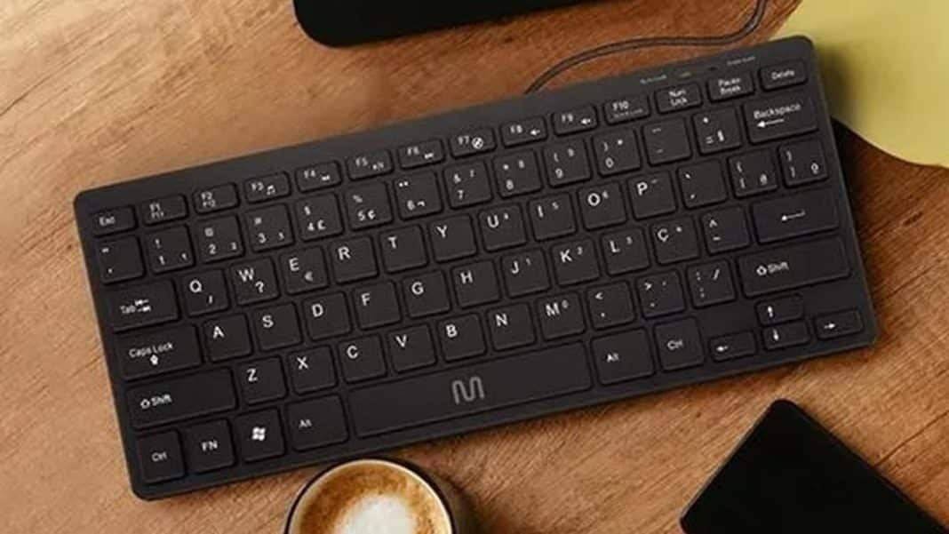 Teclado barato para o home office: garanta opções a partir R$18