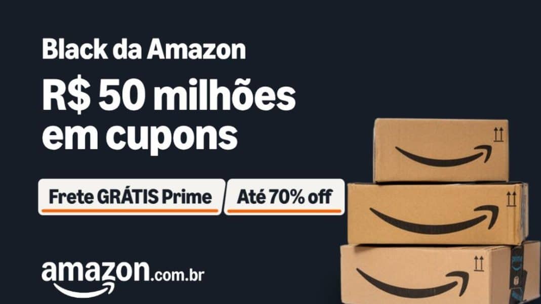 Black Friday Amazon tem cupons e descontos de até 80%; confira os destaques
