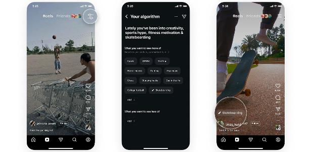 Instagram começa a liberar controle sobre algoritmo do Reels nos Passo a passo mostra como configurar o algoritmo dos Reels no Instagram