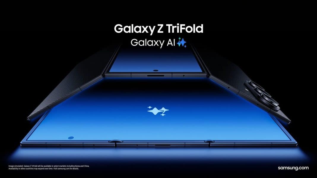 Samsung anuncia o Galaxy Z TriFold, seu 1º celular de três telas