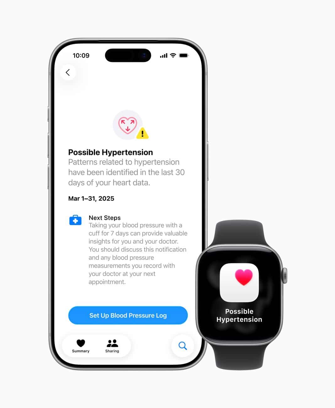Apple libera alerta de pressão alta no Apple Watch