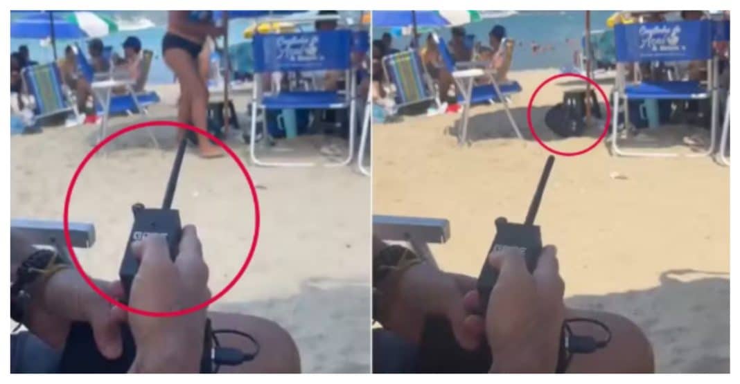 Bombou no g1: Argentino silencia caixa de som em praia Bombou no g1: Argentino silencia caixa de som em praia brasileira com dispositivo ilegal
