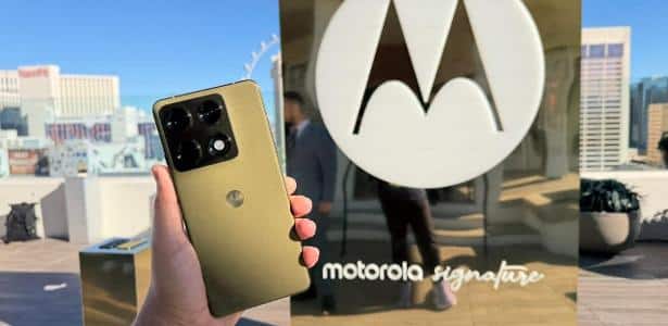 primeiras impressões sobre lançamento na CES 2026 CES 2026: Motorola Signature