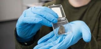 Cientistas encontraram tinta de canetas em meteoritos de Marte Meteorito marciano analisado em pesquisa da Universidade do País Basco (EHU)