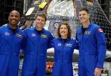 Quem são a primeira mulher e o primeiro negro em missão à Lua Astronautas da missão Artemis 2, da Nasa: piloto Victor Glover, o comandante Reid Eiseman, a especialista da missão Christina Hammock Koch e o astronauta canadense Jeremy Hansen