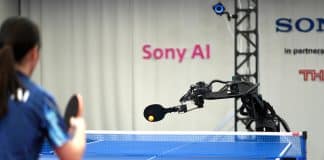 Robô supera jogadores humanos profissionais em partidas de tênis de mesa Robô supera jogadores humanos profissionais em partidas de tênis de mesa