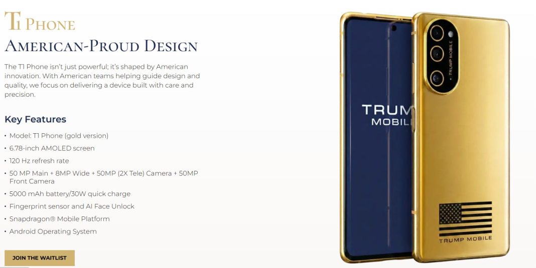 Trump Phone: celular da marca de Donald Trump ganha nova versão e mantém visual dourado