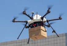 como funciona o delivery por drone no Brasil Imagem do card do Flash