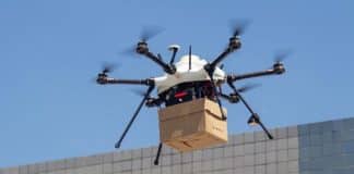 como funciona o delivery por drone no Brasil Imagem do card do Flash