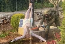 Fotos de IA exibem soldado de Israel substituindo estátua de Jesus Fotos de IA exibem soldado de Israel substituindo estátua de Jesus