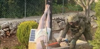 Fotos de IA exibem soldado de Israel substituindo estátua de Jesus Fotos de IA exibem soldado de Israel substituindo estátua de Jesus