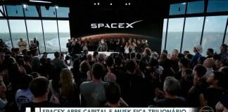 Ações da SpaceX disparam quase 20% em estreia na Nasdaq Ações da SpaceX disparam quase 20% em estreia na Nasdaq