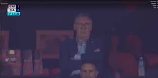 É #FAKE foto de Carlo Ancelotti dormindo no jogo Athletico-PR x Flamengo; imagem foi manipulada com inteligência artificial É #FAKE foto de Carlo Ancelotti dormindo no jogo Athletico-PR x Flamengo; imagem foi manipulada com inteligência artificial