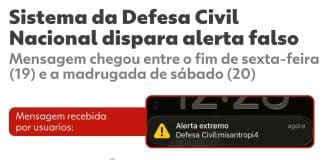 Governo acionará Polícia Federal para investigar suspeita de invasão a sistema da Defesa Civil Nacional após envio de alerta extremo Governo acionará Polícia Federal para investigar suspeita de invasão a sistema da Defesa Civil Nacional após envio de alerta extremo