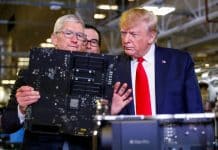 Trump diz que Apple fará chips nos EUA em parceria com a Intel Trump diz que Apple fará chips nos EUA em parceria com a Intel