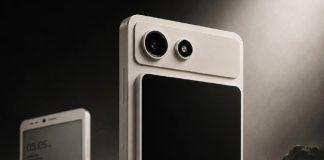 Novo celular da Hisense tem tela e-ink e painel colorido na traseira Novo celular da Hisense tem tela e-ink e painel colorido na traseira