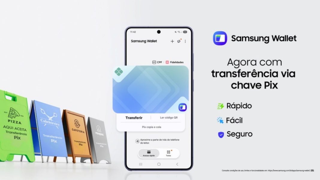 Samsung Wallet ganha pagamento via chave Pix; saiba como usar