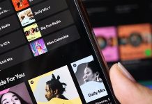 Spotify remove plays após suspeita de manipulação por apostas Interface do app Spotify