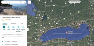 Google Maps muda nome do Lago Ontário para ‘Lago América’ nos EUA Google Maps muda nome do Lago Ontário para 'Lago América' nos EUA
