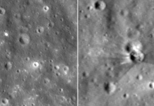 Nasa revela imagens de cratera deixada por foguete da SpaceX na Lua Sequência de imagens mostra antes e depois da colisão de foguete da SpaceX na Lua
