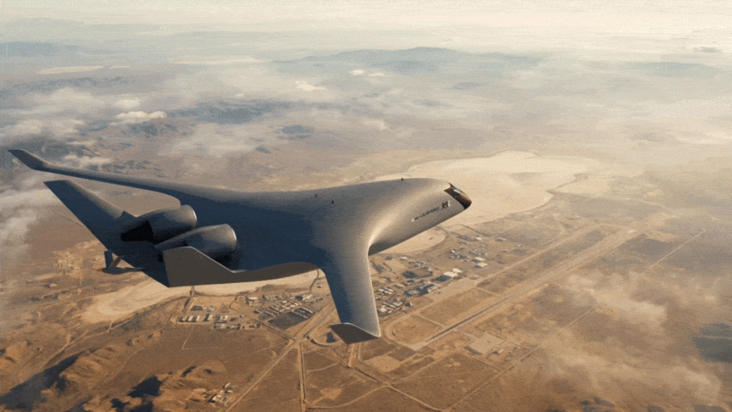 Projeto de 'avião-arraia' promete tornar voos mais baratos; veja como Projeto de 'avião-arraia' promete tornar voos mais baratos; veja como ele será