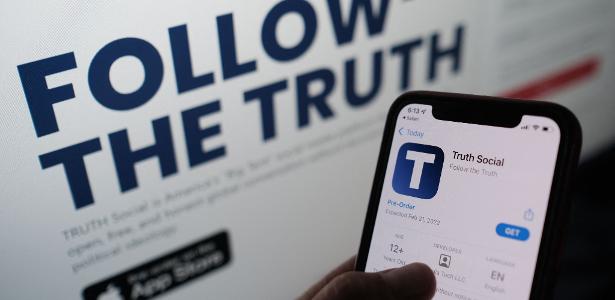 Truth Social passa a vender acesso antecipado a posts de Truth Social é a rede social apoiada pelo ex-presidente dos EUA Donald Trump