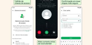 WhatsApp reforça verificação em duas etapas e chaves de acesso WhatsApp ganha novos recursos de segurança, como ter mias de uma chave de acesso e configurar opção mais forte de verificação em duas etapas