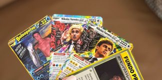 Candidato Nikolas Ferreira usa cartas estilo Pokémon TCG em campanha eleitoral; é ilegal? Candidato Nikolas Ferreira usa cartas estilo Pokémon TCG em campanha eleitoral; é ilegal?