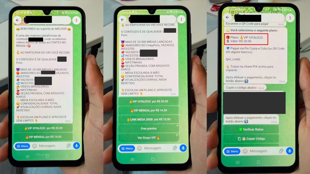 Criminoso admite usar conta bancária de terceiro para vender material Criminoso admite usar conta bancária de terceiro para vender material de abuso sexual infantil: 'É de uma menina'