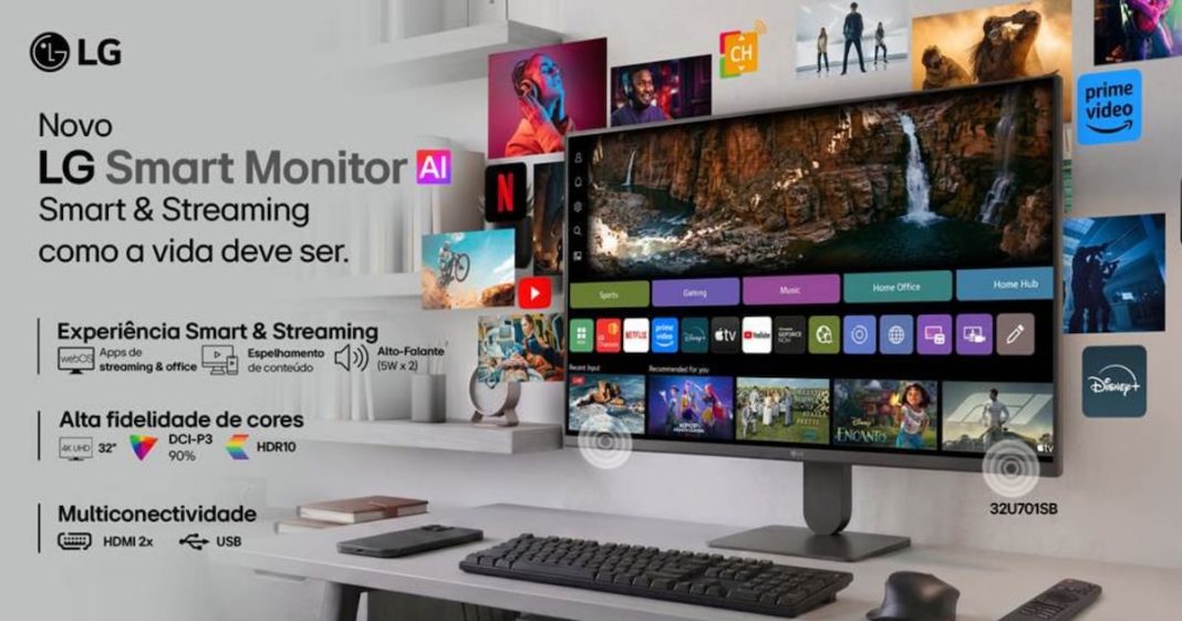 LG lança novos monitores com sistema WebOS 26 integrado; conheça LG lança novos monitores com sistema WebOS 26 integrado; conheça