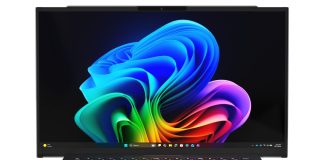 Lenovo revela notebook compacto que expande tela flexível para até 17″ Lenovo revela notebook compacto que expande tela flexível para até 17"