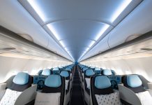 Mais espaço, cama e cardápio gourmet: como é viajar no avião que só tem classe executiva Mais espaço, cama e cardápio gourmet: como é viajar no avião que só tem classe executiva