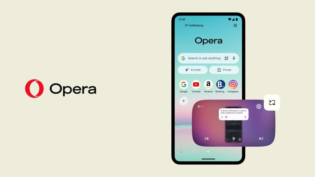 Opera para Android 101 ganha PiP e lances de futebol no Live Scores