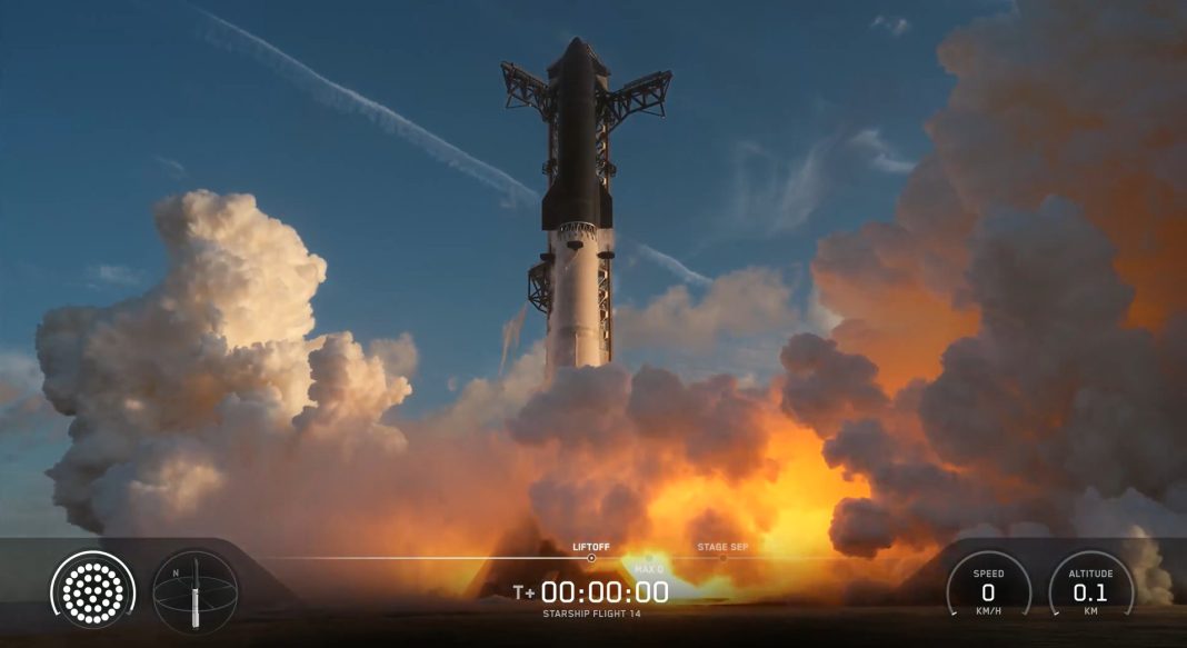 SpaceX lança Starship em missão que coloca nave em órbita SpaceX lança Starship em missão que coloca nave em órbita da Terra pela 1ª vez