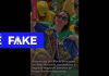 É #FAKE foto de mulher rasgando bandeira de Nossa Senhora Aparecida em ato de apoio a Flávio Bolsonaro; cena foi criada com IA É #FAKE foto de mulher rasgando bandeira de Nossa Senhora Aparecida em ato de apoio a Flávio Bolsonaro; cena foi criada com IA