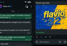 IA da Meta no WhatsApp cria imagem de 'Flávio 22', mas não de 'Lula 13' e 'Flávio Bolsonaro 22' IA da Meta no WhatsApp cria imagem de 'Flávio 22', mas não de 'Lula 13' e 'Flávio Bolsonaro 22'