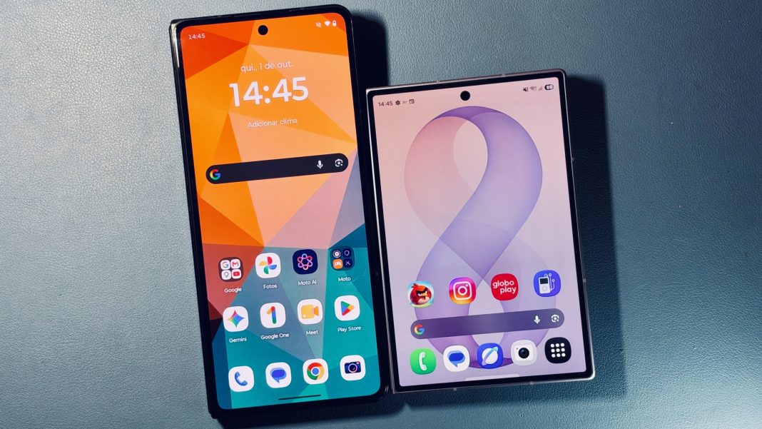 Veja o que só os celulares dobráveis conseguem fazer; g1 Veja o que só os celulares dobráveis conseguem fazer; g1 testou Moto Razr Fold e Galaxy Z Fold8