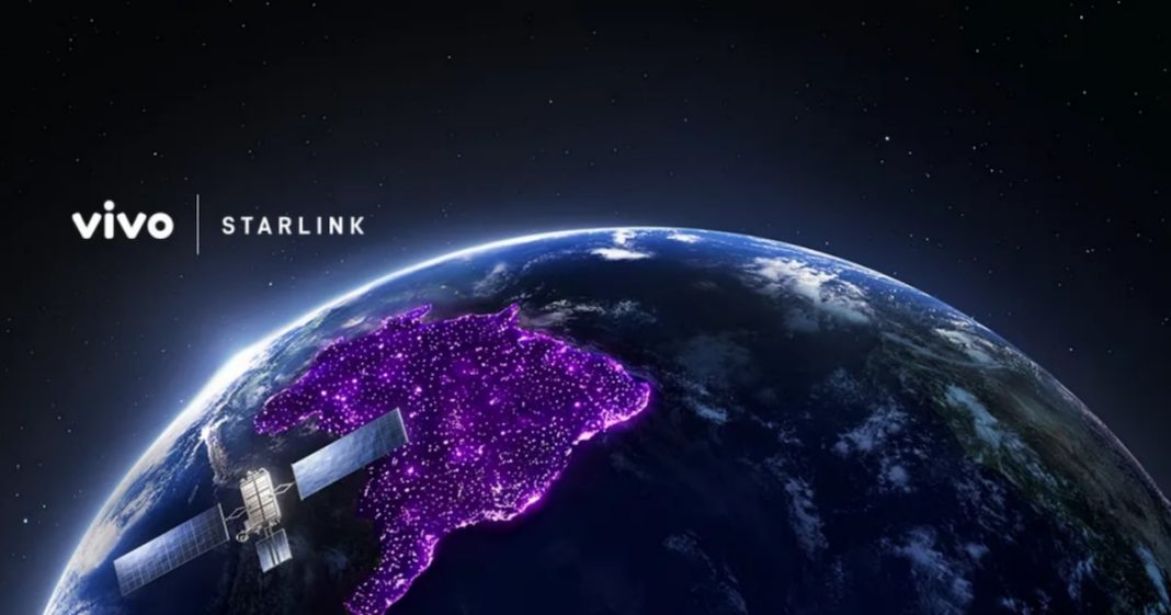 Vivo lança internet via satélite com Starlink para celulares Vivo lança internet via satélite com Starlink para celulares